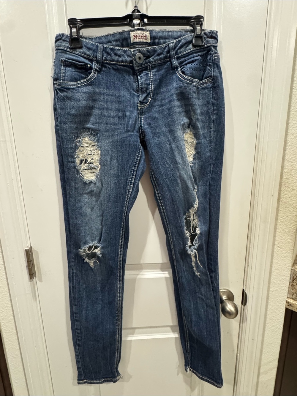 Mudd skinny jeans juniors' s size 7 like new denim jeans